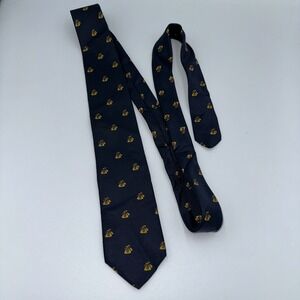 Trifles Mens Formal Money  Necktie 58"Lx3"W Navy Neck Tie